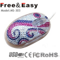 Diamond/rhinestone/crystal Gift Mouse Usb Cable 